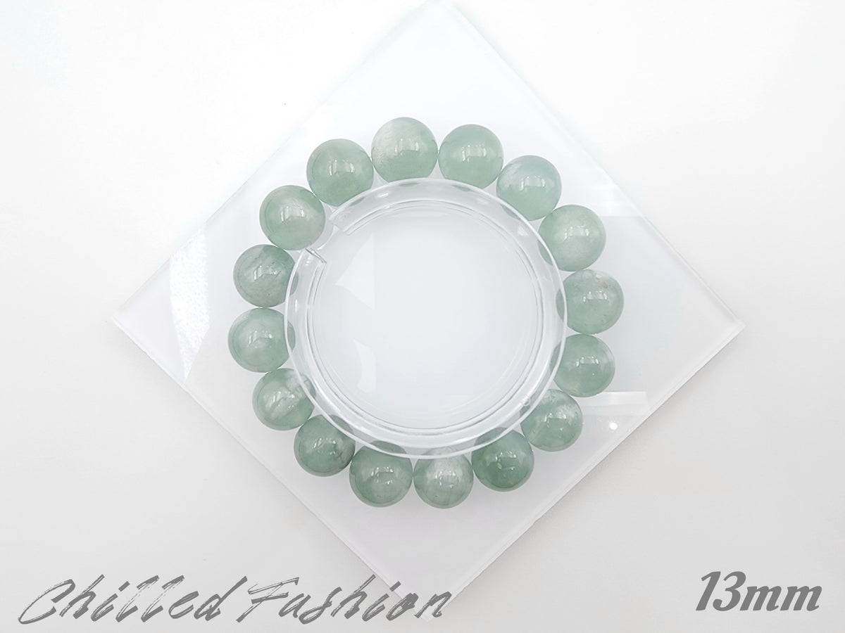 [Bracelet] Natural Green Aquamarine Bracelet